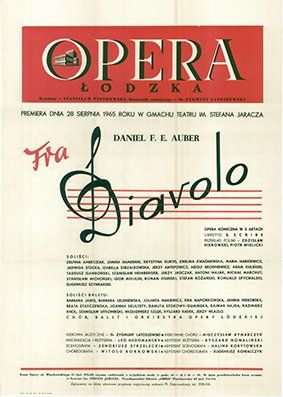 Plakat do spektaklu: FRA DIAVOLO