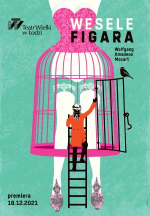 Plakat do spektaklu: THE MARRIAGE OF FIGARO
