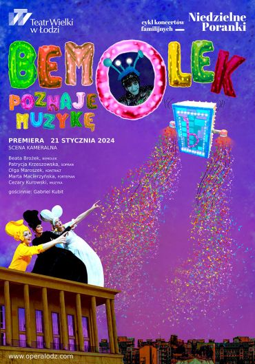 Poster for the spectacle: SUNDAY MORNINGS: BEMOLEK DISCOVERS MUSIC