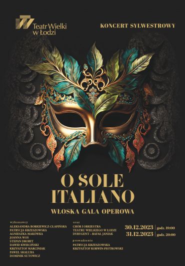 Poster for the spectacle: O SOLE ITALIANO - NEW YEAR'S EVE CONCERT