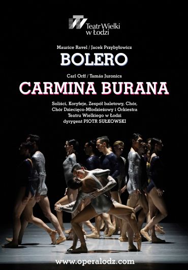 Poster for the spectacle: BOLERO / CARMINA BURANA