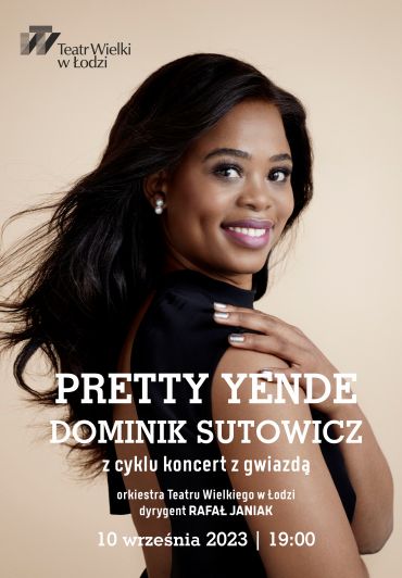 Poster for the spectacle: CONCERT WITH A STAR - PRETTY YENDE