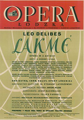 Plakat do spektaklu: LAKME