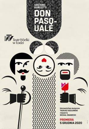 Plakat do spektaklu: DON PASQUALE