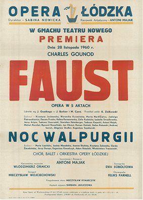 Plakat do spektaklu: FAUST