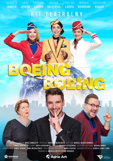 Plakat do spektaklu: Boeing Boeing