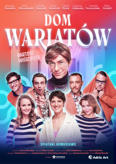 Plakat do spektaklu: DOM WARIATÓW