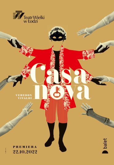 Plakat do spektaklu: CASANOVA