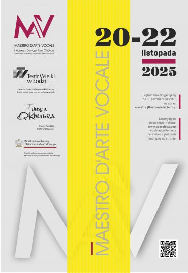 Plakat do spektaklu: Va, pensiero! Gala finałowa koncertu I Konkursu Dyrygentów Chóralnych Maestro d'arte Vocale 