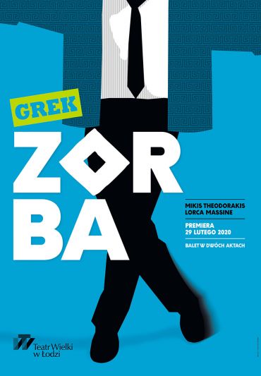 Plakat do spektaklu: GREK ZORBA